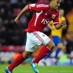 Nicky Maynard in Action for Bristol City Against Southampton Nicky Maynard in Action for Bristol City Against Southampton