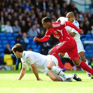 Nicky Maynard Dashes Past Leeds Defenders in 2011 League Cup Clash: Bristol City vs. Leeds United Nicky Maynard Dashes Past Leeds Defenders in 2011 League Cup Clash: Bristol City vs. Leeds United