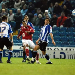 Nicky Maynard sees his shot fly just over