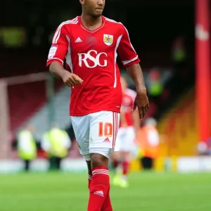 Nicky Maynard Print - Bristol City vs Ipswich Town Championship Match