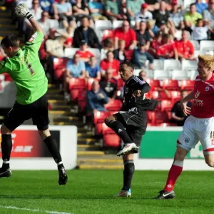 Nicky Maynard's Close Call: Barnsley vs. Bristol City, Championship Match, 09/04/2011 Nicky Maynard's Close Call: Barnsley vs. Bristol City, Championship Match, 09/04/2011