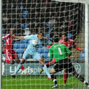 Nicky Maynard's Close Call: Coventry City vs. Bristol City, Championship Match, 26/12/2011 Nicky Maynard's Close Call: Coventry City vs. Bristol City, Championship Match, 26/12/2011