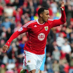 Bristol City FC Print: Nicky Maynard's Solo Goal Bristol City FC Print: Nicky Maynard's Solo Goal