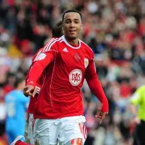 Print of Nicky Maynard's Championship-Winning Goal Print of Nicky Maynard's Championship-Winning Goal