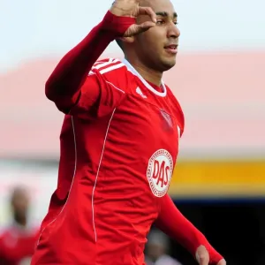 Nicky Maynard Print, Bristol City vs Doncaster Rovers Championship Goal Nicky Maynard Print, Bristol City vs Doncaster Rovers Championship Goal