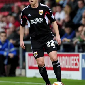 Nicky Shorey of Bristol City in Action at Crewe, 2013