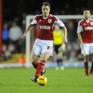 Nicky Shorey of Bristol City in Action Against Oldham Athletic, Sky Bet League One, 2013 Nicky Shorey of Bristol City in Action Against Oldham Athletic, Sky Bet League One, 2013