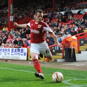 Nicky Shorey Readies Corner Kick for Bristol City against Colchester United, Sky Bet League One, 2013 Nicky Shorey Readies Corner Kick for Bristol City against Colchester United, Sky Bet League One, 2013