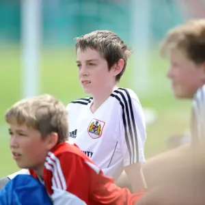 Passionate Bristol City Fan in Action at Portishead Town Pre-Season Friendly Passionate Bristol City Fan in Action at Portishead Town Pre-Season Friendly