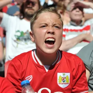 Bristol City Fan Print from the Dolman Stand Bristol City Fan Print from the Dolman Stand