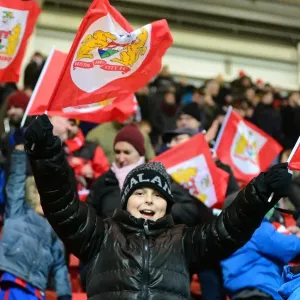 Bristol City Fans Print at Ashton Gate Stadium Bristol City Fans Print at Ashton Gate Stadium