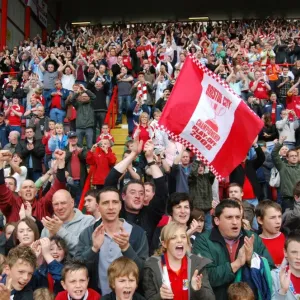 Passionate Bristol City FC Fans in Action