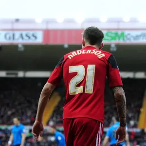 Paul Anderson in Action Print (Bristol City vs Nottingham Forest)