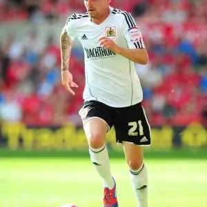 Paul Anderson in Action: Nottingham Forest vs. Bristol City, Championship 2012 - Football Match