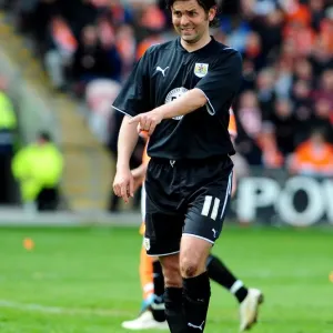 Paul Hartley in Action: Championship Showdown - Bristol City vs. Blackpool (02/05/2010)