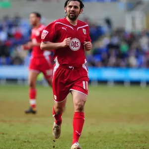 Paul Hartley of Bristol City in Action against Reading, Championship Match, March 13, 2010 Paul Hartley of Bristol City in Action against Reading, Championship Match, March 13, 2010