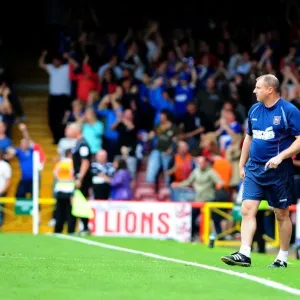 Paul Jewell's Ipswich Town Face Off Against Bristol City Print