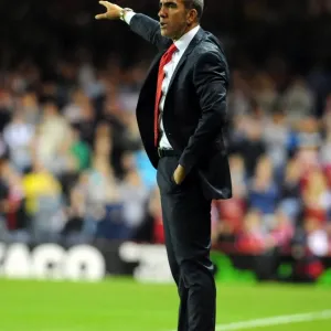 Print of Paulo Di Canio at Ashton Gate Print of Paulo Di Canio at Ashton Gate