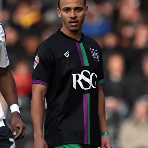 Peter Odemwingie in Action for Bristol City vs Fulham at Craven Cottage, 2016