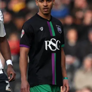 Peter Odemwingie in Action for Bristol City vs Fulham at Craven Cottage, 2016