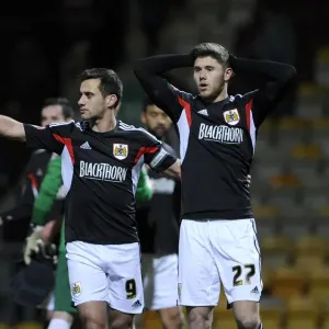 Print of Bradford City vs. Bristol City match on January 11, 2014