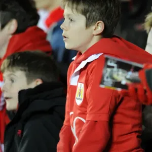 Print of Bristol City vs Peterborough United Football Match at Ashton Gate Print of Bristol City vs Peterborough United Football Match at Ashton Gate