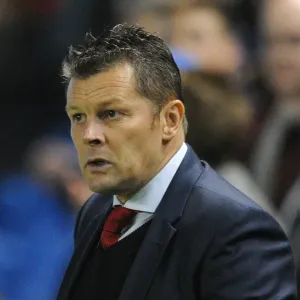 Print of Steve Cotterill at Brighton's American Express Community Stadium (2015) Print of Steve Cotterill at Brighton's American Express Community Stadium (2015)