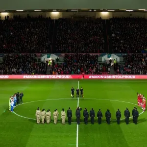 Remembrance Day Tribute: A Minute's Silence at Bristol City vs. Brighton & Hove Albion (November 5, 2016)