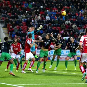 Rotherham's Camp Clears Ball vs. Bristol City, 2015 Rotherham's Camp Clears Ball vs. Bristol City, 2015
