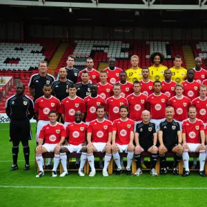 Back row: Stewart Dougall (Performance Analyst), Tom Williams, Damion Stewart, Dean Gerken, David James