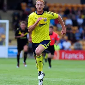 Ryan Taylor in Action Print - Bristol City vs. Torquay Football Match Photo