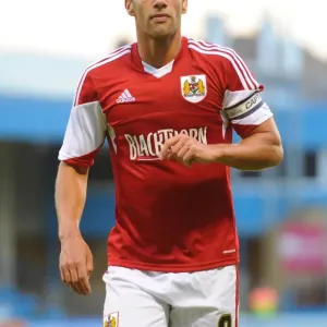 Sam Baldock in Action Print, Bristol City vs Gillingham