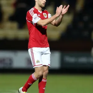Sam Baldock of Bristol City in Action against Notts County, Sky Bet League One, December 21, 2013 Sam Baldock of Bristol City in Action against Notts County, Sky Bet League One, December 21, 2013
