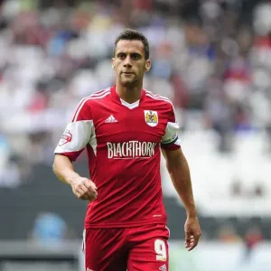 Sam Baldock Leads Bristol City's Charge Against Milton Keynes Dons in Sky Bet League One, 2013