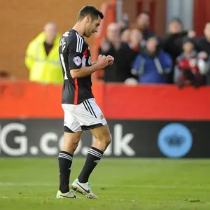 Sam Baldock FA Cup Goal Celebration Print