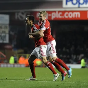 Sam Baldock's Thrilling Winning Goal: Bristol City Celebrates against Leyton Orient, 2013