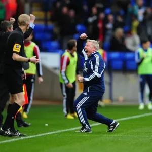 Sammy Lee Celebrates Late Win for Bolton Wanderers Against Bristol City Sammy Lee Celebrates Late Win for Bolton Wanderers Against Bristol City