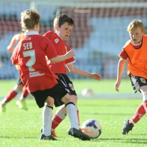 Behind the Scenes at Bristol City Football Club: Training at Ashton Gate Stadium, May 2015