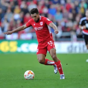 Scott Golbourne Print - Bristol City vs. Nottingham Forest at Ashton Gate Stadium, October 1, 2016