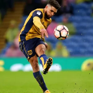 Scott Golbourne in action, Bristol City vs Burnley FA Cup Print Scott Golbourne in action, Bristol City vs Burnley FA Cup Print