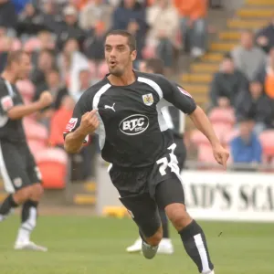 Scott Murray in Action: Blackpool vs. Bristol City
