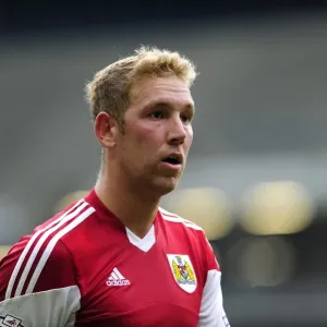 Scott Wagstaff of Bristol City in Action Against Milton Keynes Dons, Sky Bet League One, 2013