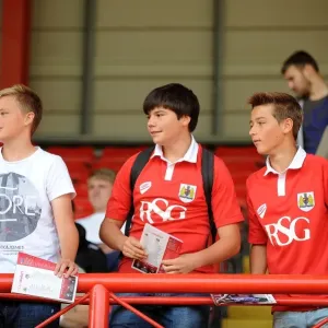 A Sea of Passion: Bristol City Fans in Full Swing at Ashton Gate during Sky Bet League One Match vs Colchester United A Sea of Passion: Bristol City Fans in Full Swing at Ashton Gate during Sky Bet League One Match vs Colchester United