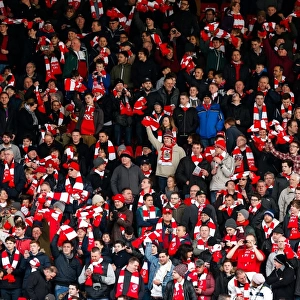 Sea of Scarves: Uniting Bristol City Fans Before the FA Cup Clash with West Ham United