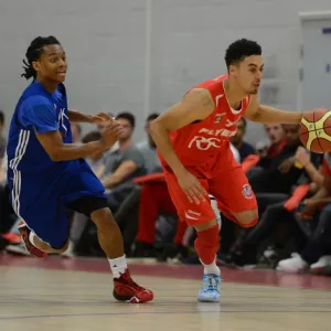 Bristol Flyers Print: USA Select Team Game