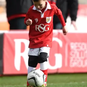 Print of Bristol City vs Rochdale Football Match at Ashton Gate Stadium Print of Bristol City vs Rochdale Football Match at Ashton Gate Stadium