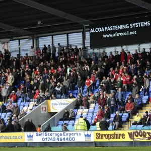Shrewsbury Town vs. Bristol City Print, March 8, 2014 League One Match Shrewsbury Town vs. Bristol City Print, March 8, 2014 League One Match