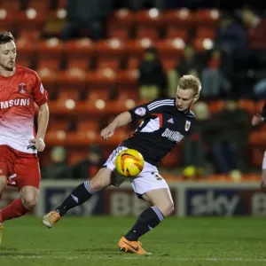 Simon Gillett of Bristol City in Action against Leyton Orient, Football League 1, 2014 Simon Gillett of Bristol City in Action against Leyton Orient, Football League 1, 2014