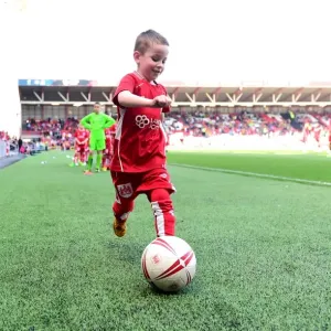 Sky Bet Championship Showdown: Bristol City vs. Wolverhampton Wanderers - Mascot Face-Off at Ashton Gate
