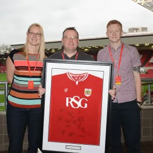 Print of Bristol City vs QPR Championship Match at Ashton Gate